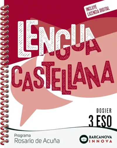 LENGUA CASTELLANA 3 ESO PROGRAMA ROSARIO DE ACUÑA - CGA BARCANOVA