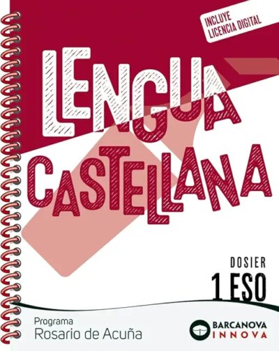 LENGUA CASTELLANA 1 ESO ROSARIO DE ACUÑA - CGA BARCANOVA