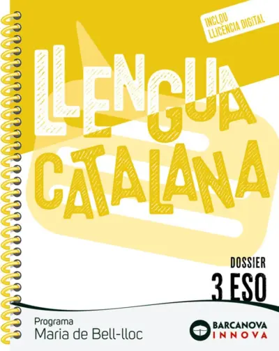 LLENGUA CATALANA 3 ESO PROGRAMA MARIA DE BELL-LLOC - BARCANOVA